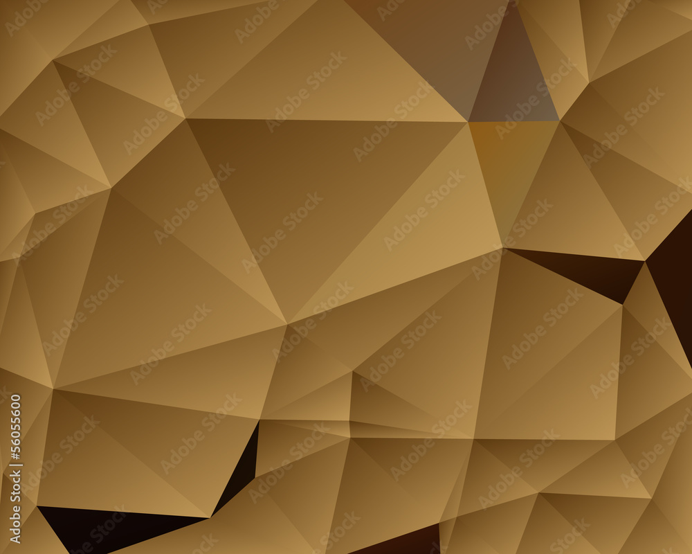 Fototapeta light brown polygonal background. Vector, EPS 10