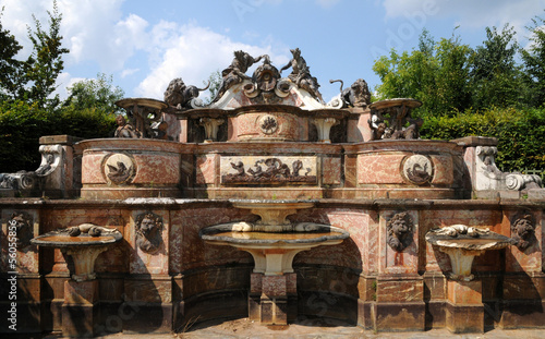 France, Buffet d Eau foutain in Grand Trianon photo