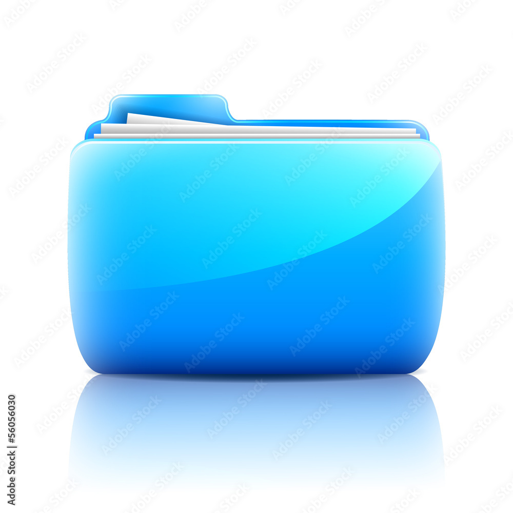 blue folder blue folder