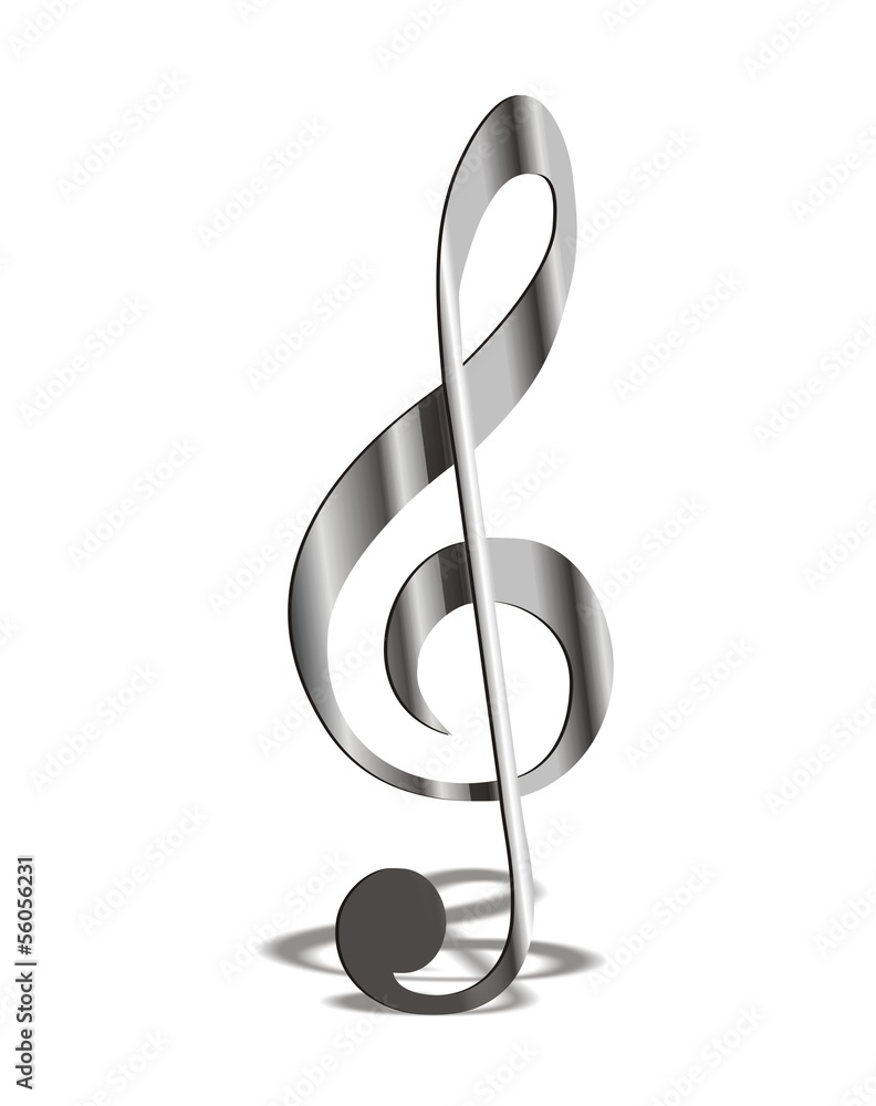 Fototapeta premium Clave de sol_3