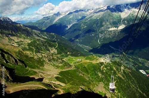 Cable in the Alps
