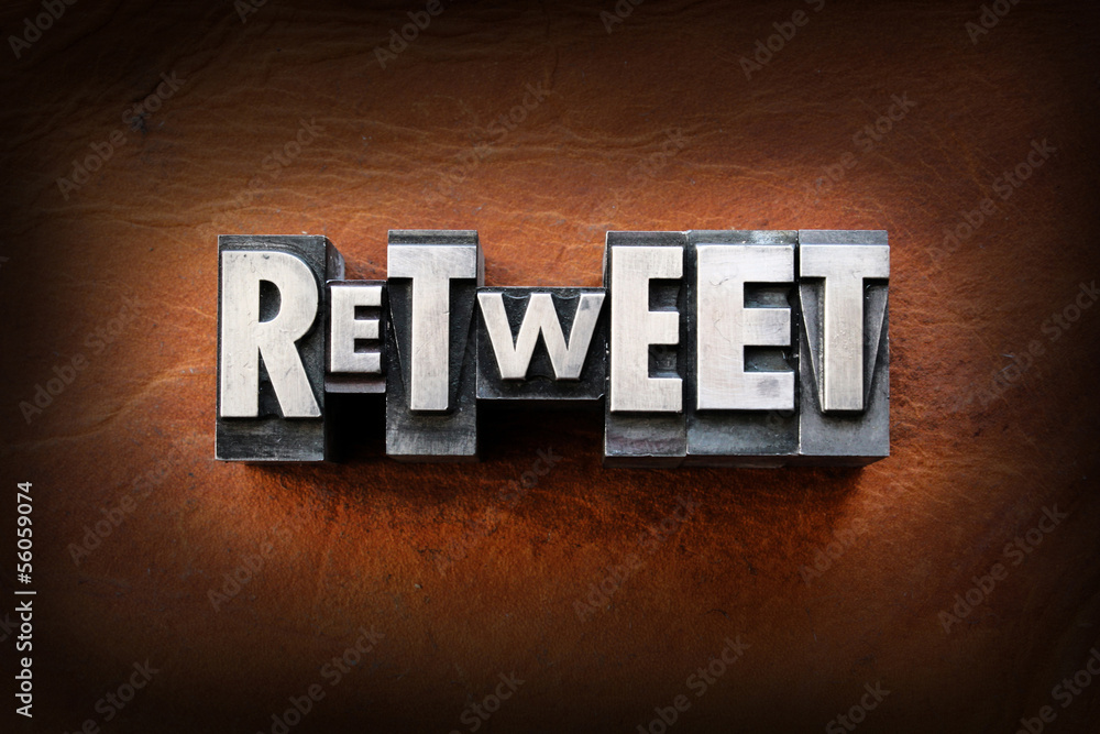 Obraz premium Retweet