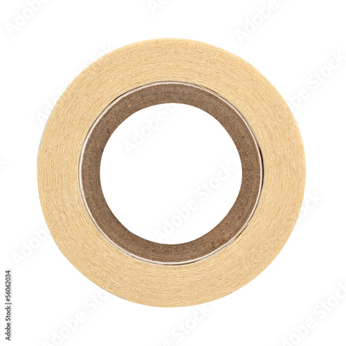 roll of masking tape on white