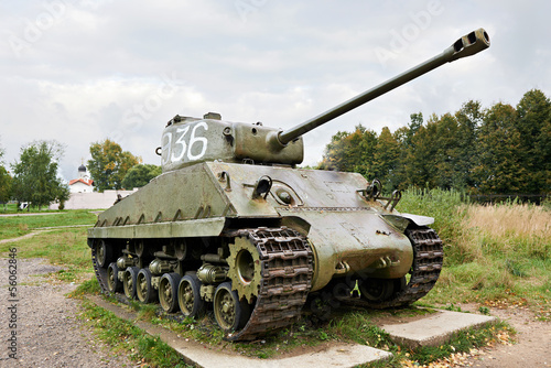 Middle tank Army USA M4 Sherman