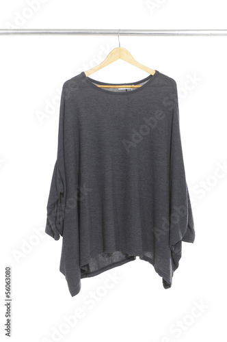 Woman clothes on a hanger isolated