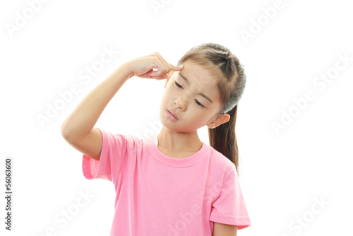 Wallpaper Mural 憂鬱な表情の女の子 Torontodigital.ca