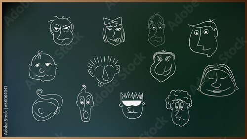 Caricature People in Vector