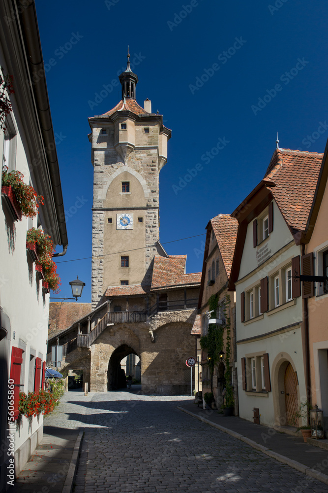 Ancient Gate in Rothenburg ob der Tauber