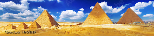 Great Pyramid  located at Giza . #56065889