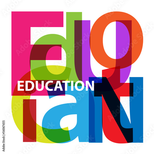 Vector Education. Broken text