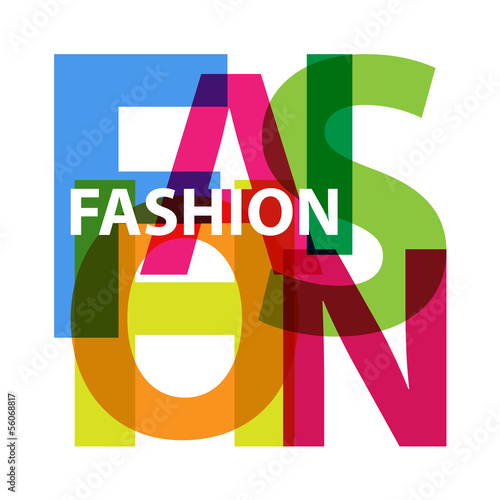 Vector Fashion. Broken text