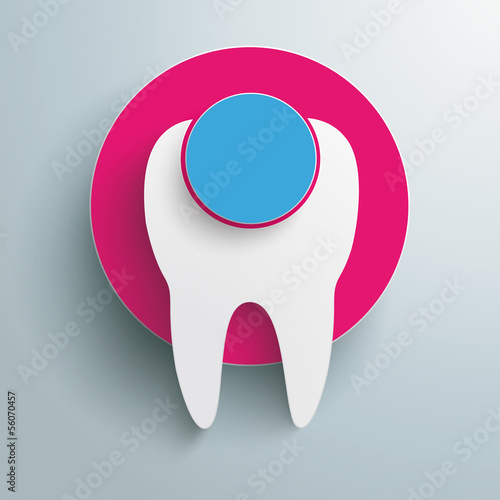 Tooth Filling Colored Circles Infographic