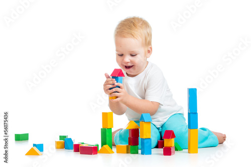child girl playing with blo...