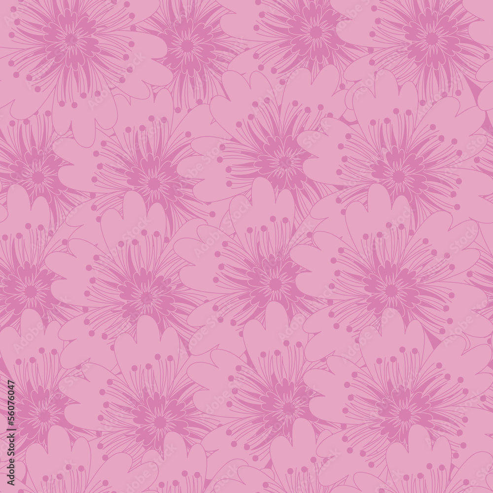 vector seamless flower pattern for textile,wallpaper