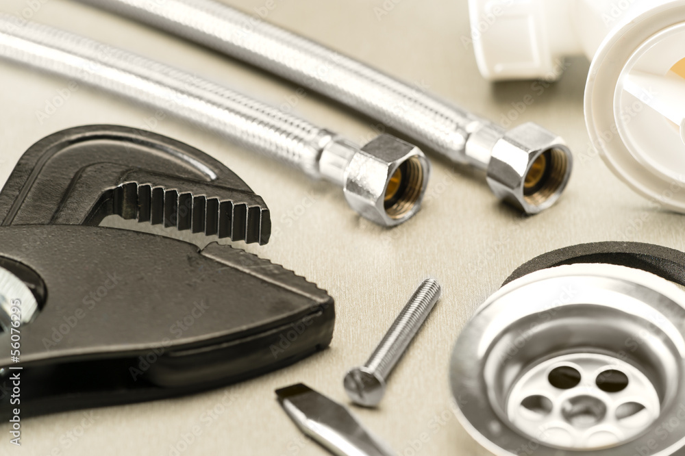 A variety of plumbing accessories A variety of plumbing accessories