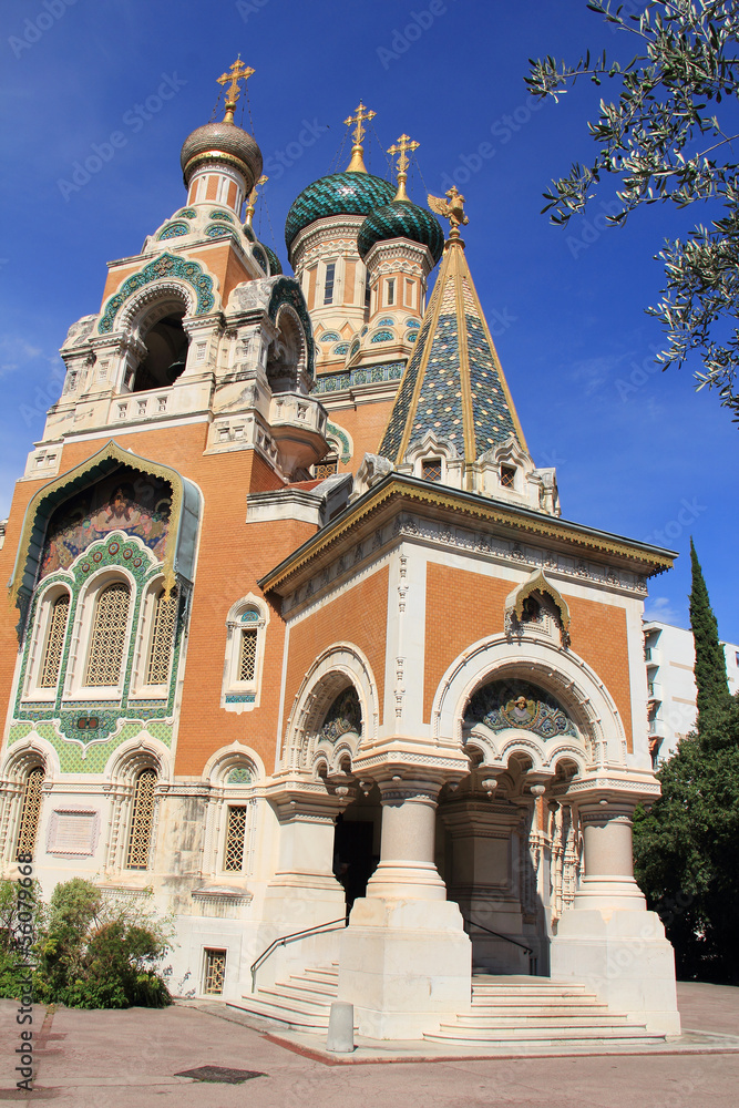 Cathédrale Russe Saint Nicolas de Nice (Côte d'Azur-France)