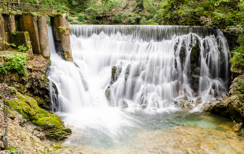 Fototapeta Naklejka Na Ścianę i Meble -  Waterfall Sum, Vintgar gorge, Slovenia
