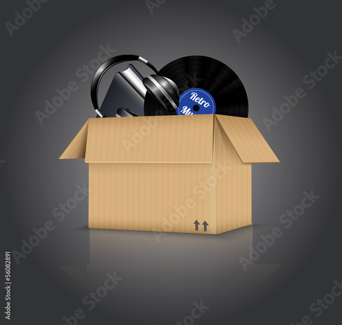 Vector Carton Box