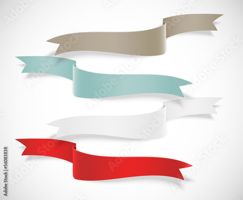 Set of ribbons