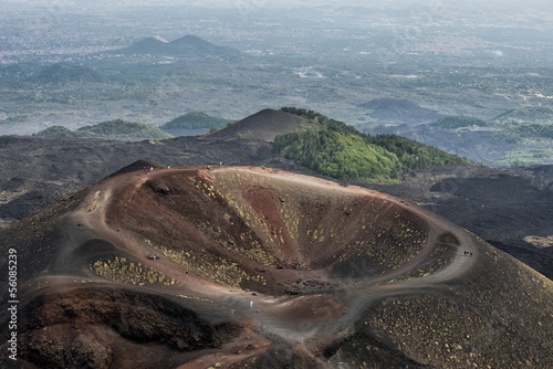 etna volcano caldera