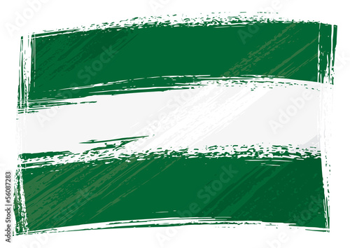 Grunge Andalusia flag