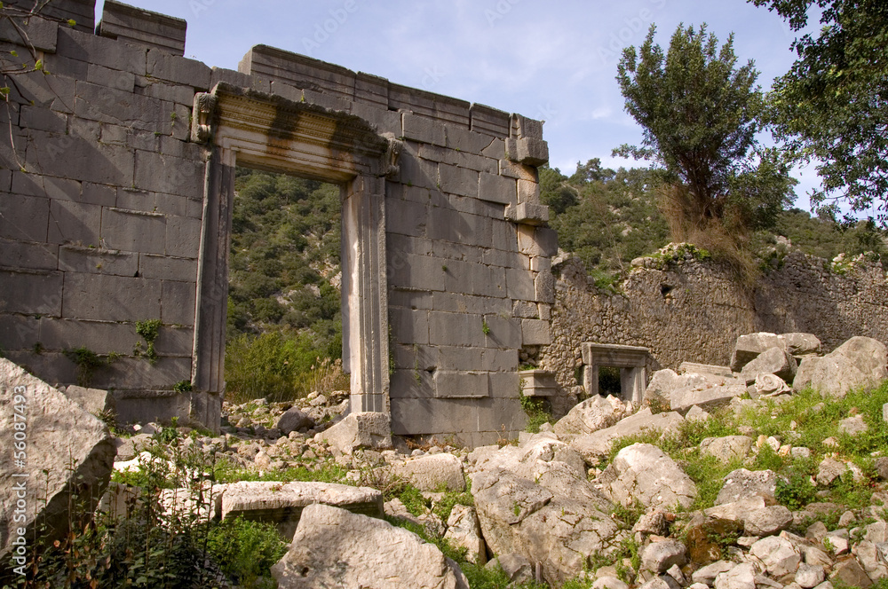 Ionisches Tempeltor in Olympos bei Kemer - Türkei