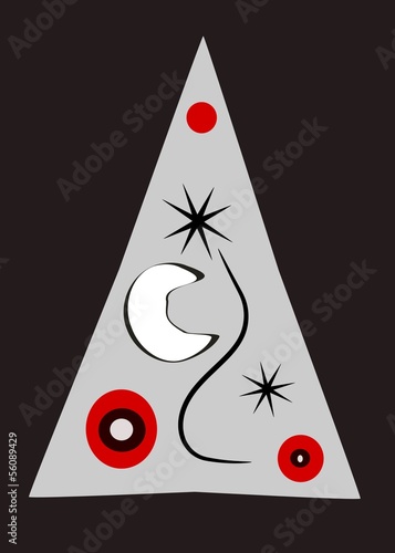 albero di natale surrealista