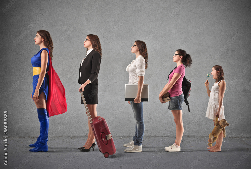 Obraz premium woman evolution