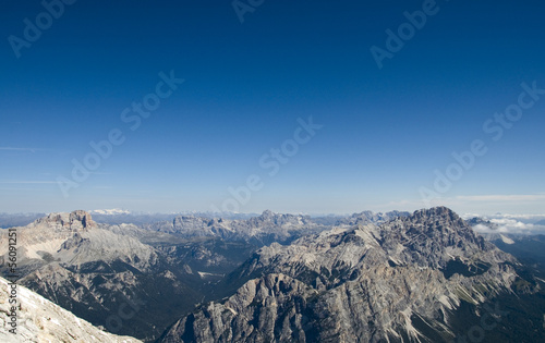 Croda Rossa (Hohe Gaisl) und Cristallogruppe - Dolomiten - Alpen © VRD
