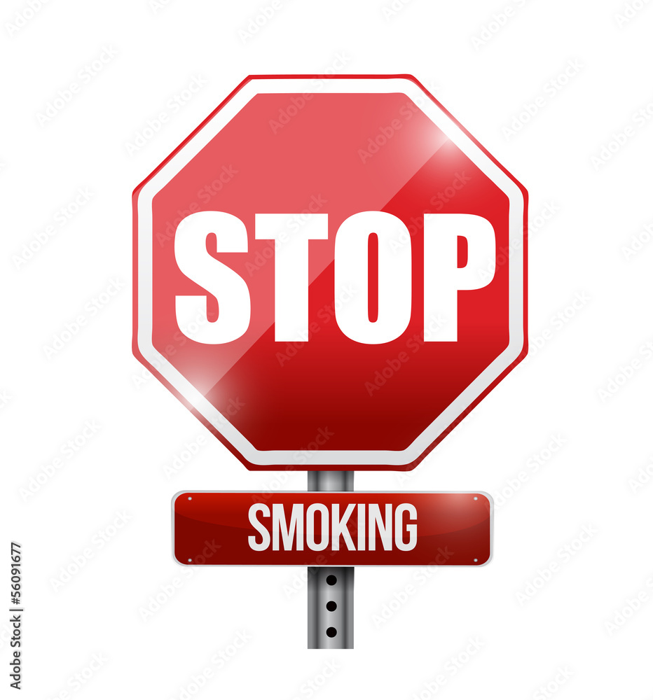 stop smoking road sign illustration design stop smoking road sign illustration design