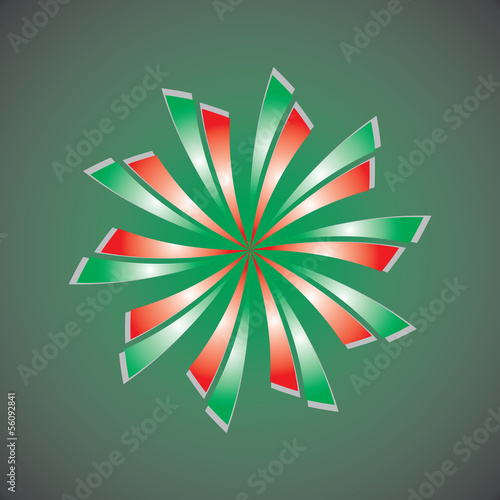 flower decoration abstract design