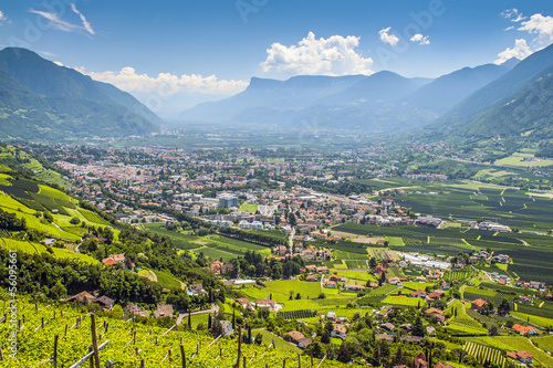 View to Merano South Tirol