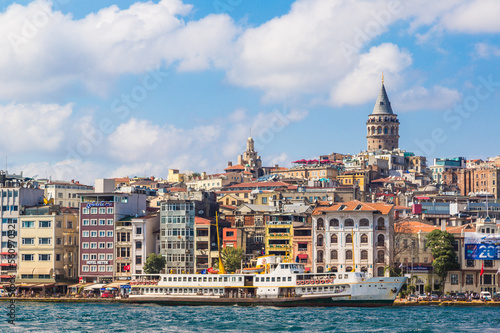 Golden Horn and the historic Galata area attracts tourists from