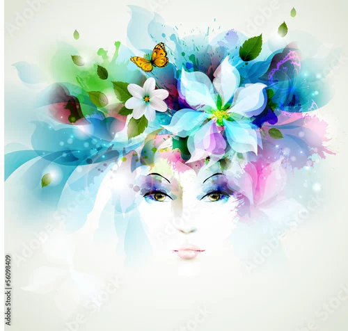 Obraz Twarz kobiety moda piękne