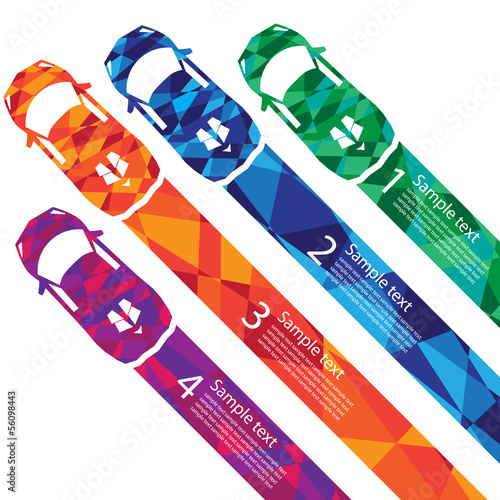 race car abstract