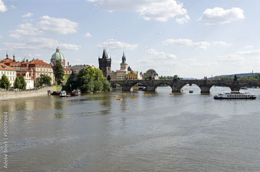 Fototapeta premium Sue la Moldau