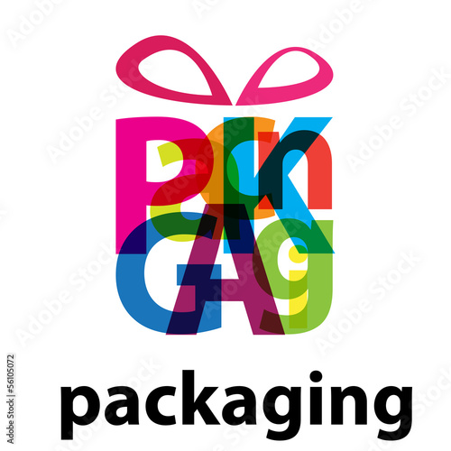 Vector Packaging. Broken text