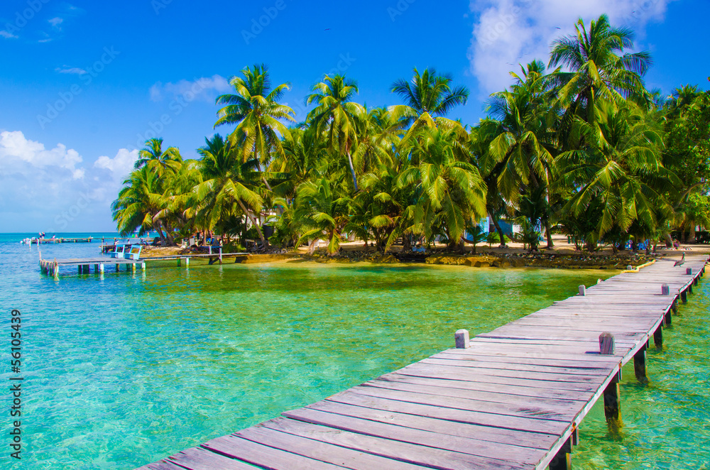 Naklejka premium Traum Insel in der Karibik