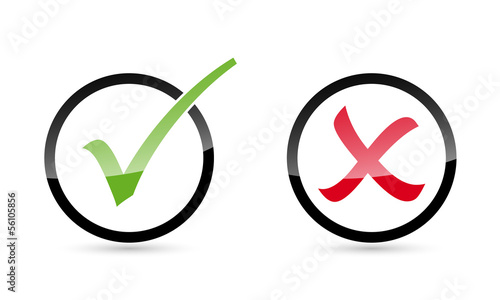 Haken und Kreuz Icons im Kreis