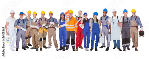 Group Of Construction Workers