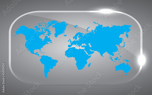 Map of the world pin map icons map world vector illustration