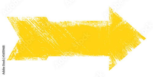 Grunge Edges Arrow Vector