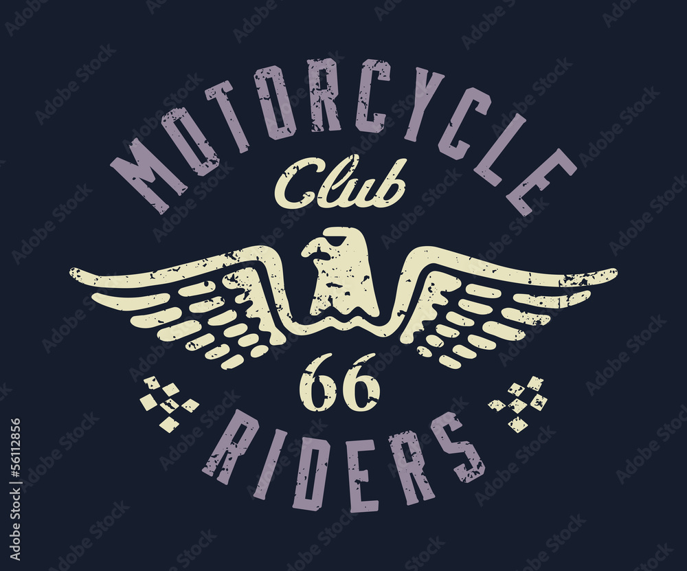 Fototapeta premium Motorcycle Riders Club