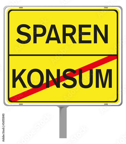 sparen konsum