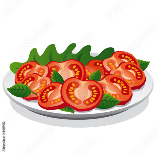 fresh tomato salad