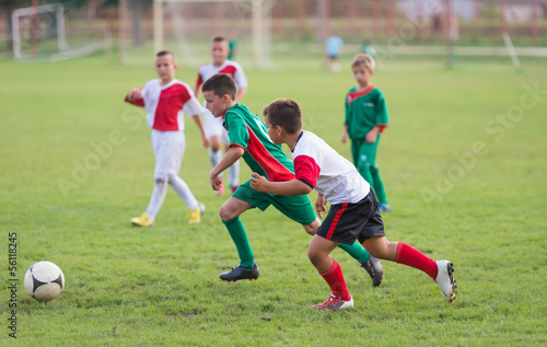 kids football match photo