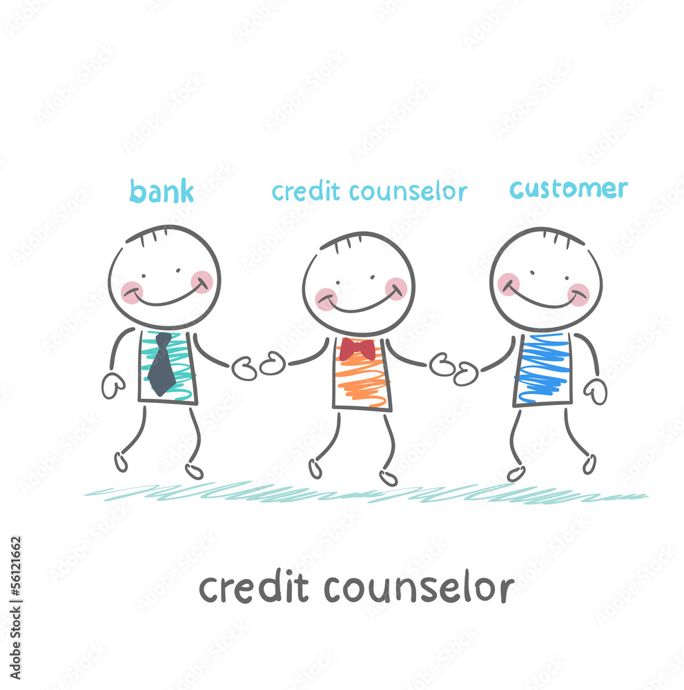 credit counselor is between the bank and the client credit counselor is between the bank and the client