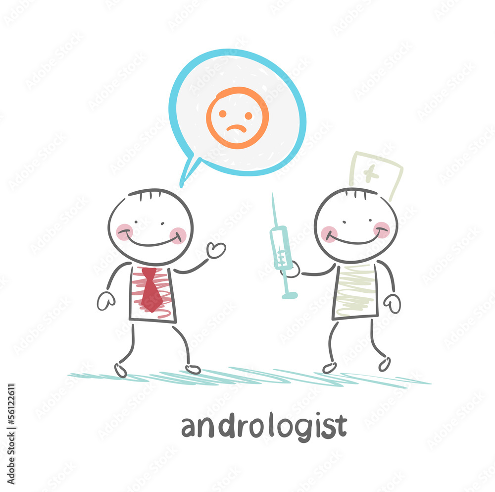 andrologist makes the patient an injection andrologist makes the patient an injection