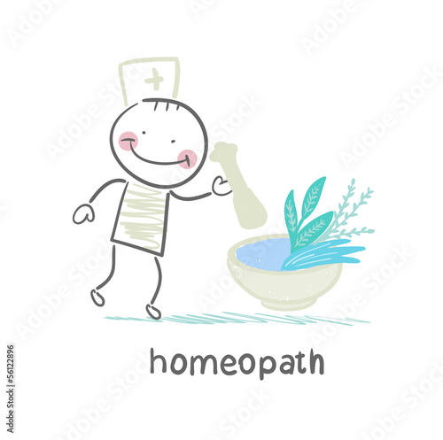 homeopath medicine prepared from plants