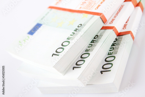 Stack of 100€ bills